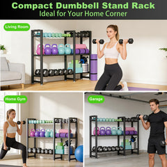 JSNW side hooks holding yoga mats showing quick access and space saving