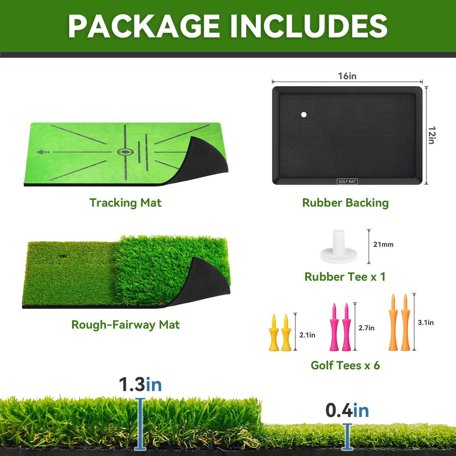 Jspotib mat in a living room with golfer practicing swings quietly indoors