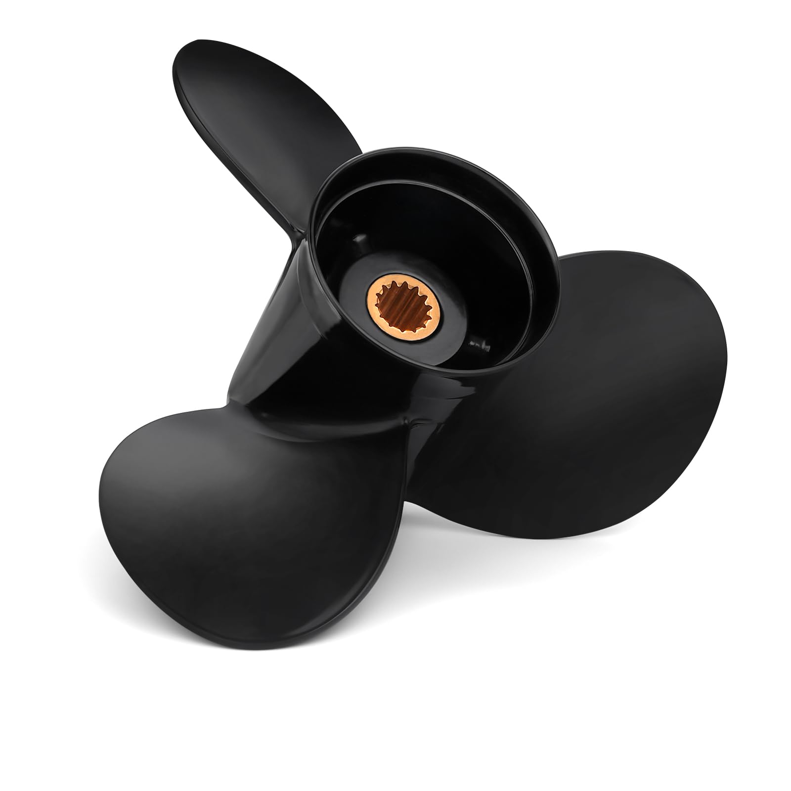 JSPROP front view of propeller showing shape and fit benefits