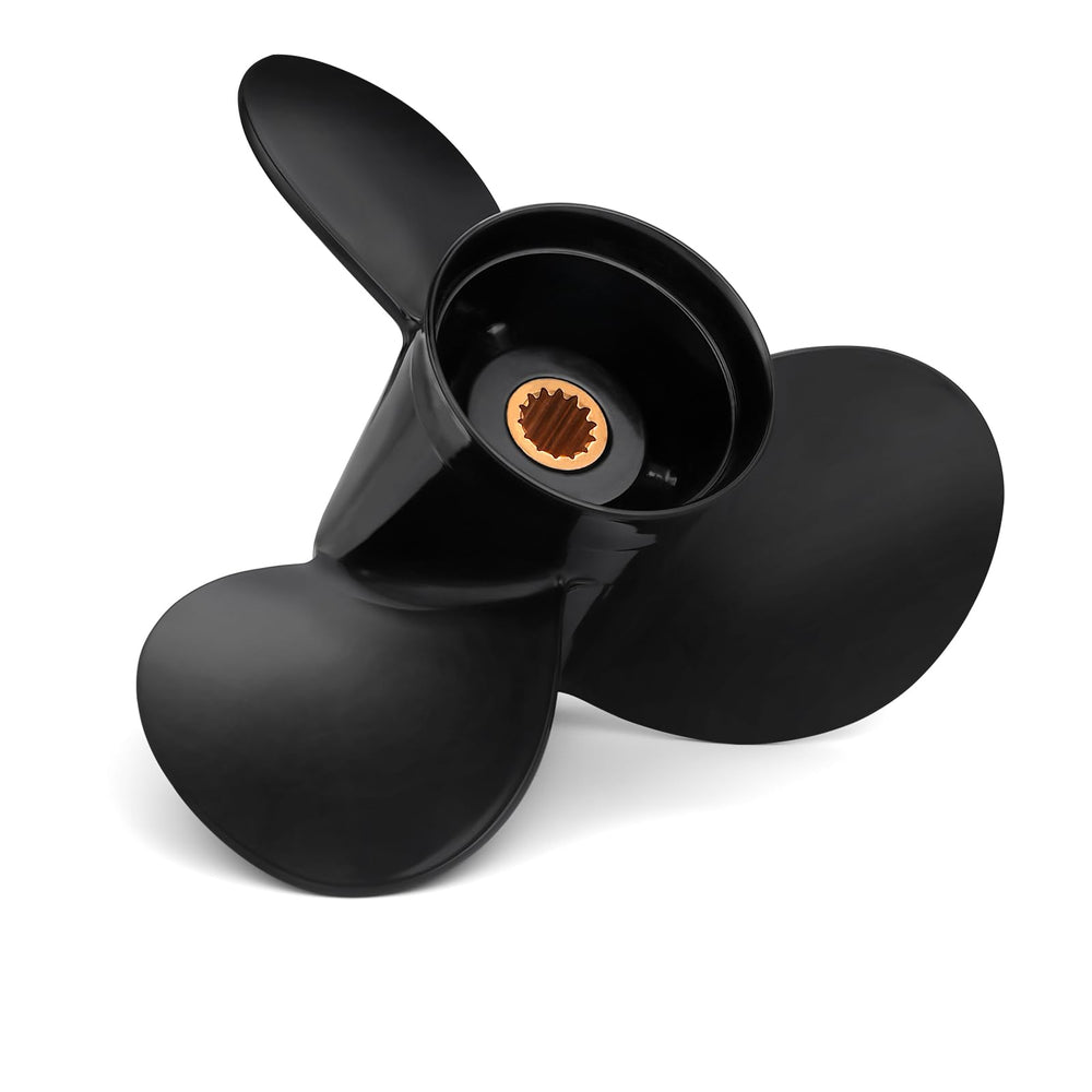JSPROP front view of propeller showing shape and fit benefits