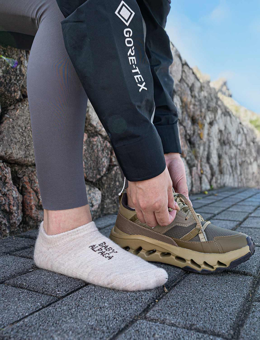 Juclise cushioned sole detail showing padding for impact protection and support