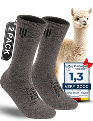 Juclise front view of dark camel crew socks showing color and length, versatile warmth