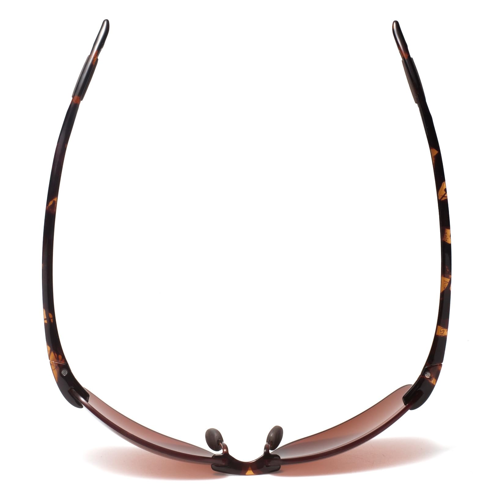 JULI Eyewear held in hand to show compact size and 14g featherweight advantage