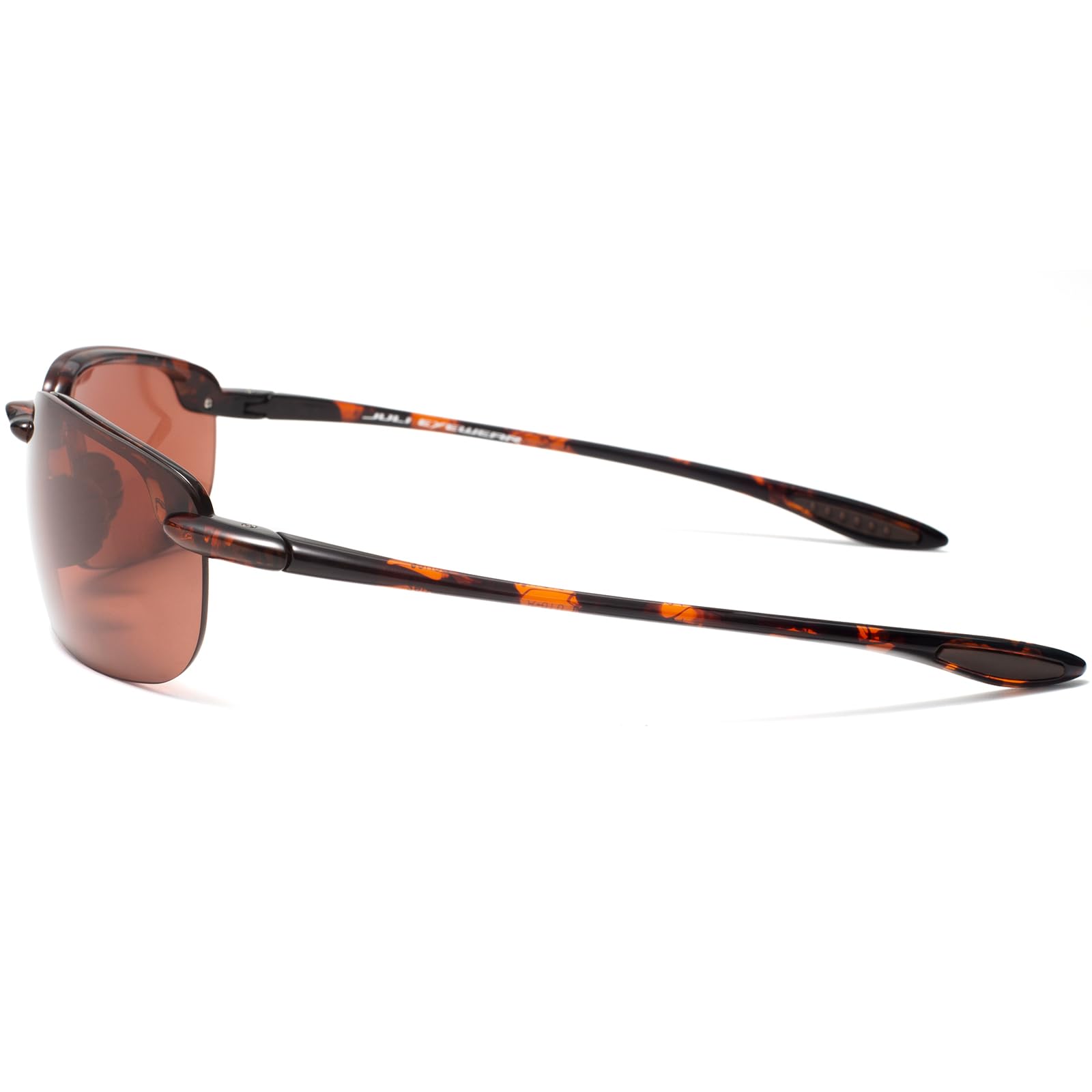 JULI Eyewear close-up of JULI HD lens texture highlighting impact resistance benefit