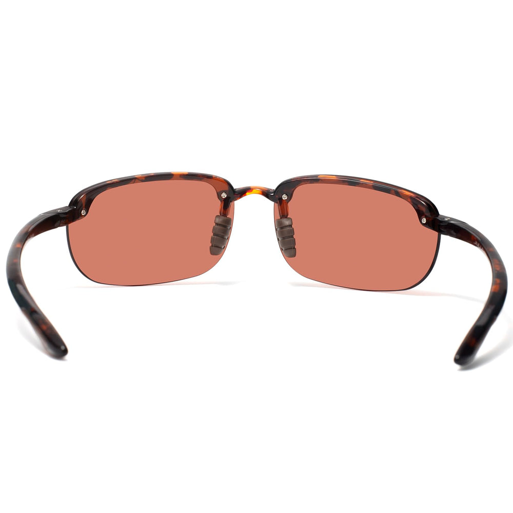 JULI Eyewear held in hand for scale showing lightweight 18g benefit