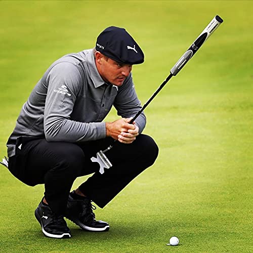 JumboMax JumboFlat 17 installed on putter in use on green showing confident, steady stroke