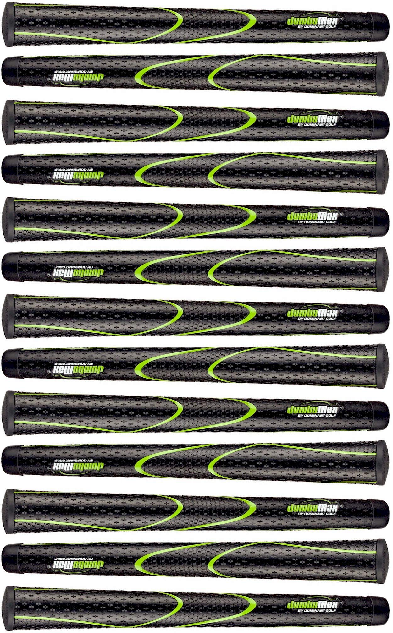 JumboMax Tour Series front view of full pack showing uniform oversized grips and easy bag fitting benefit
