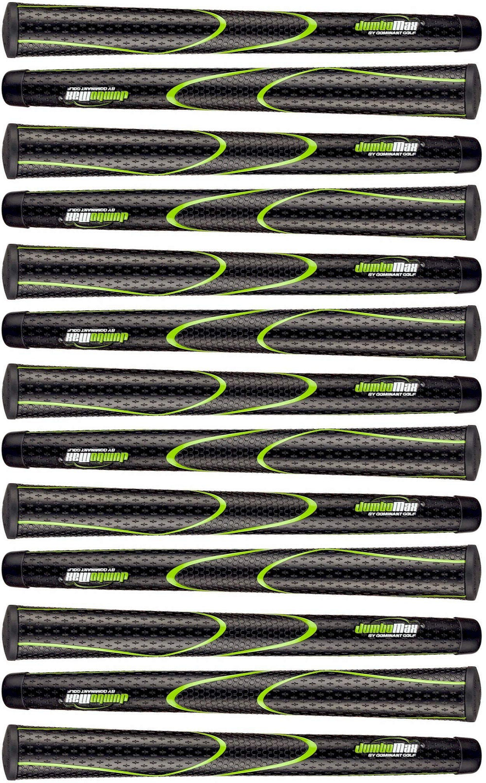 JumboMax Tour Series front view of full pack showing uniform oversized grips and easy bag fitting benefit