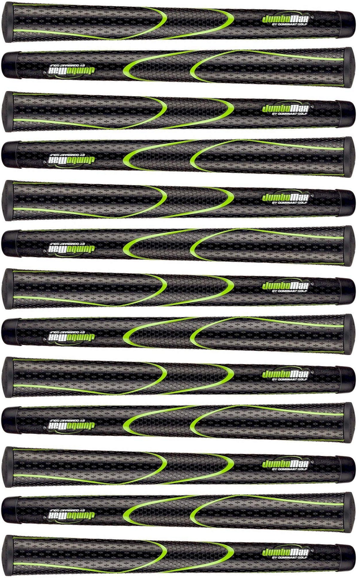 JumboMax Tour Series front view of full pack showing uniform oversized grips and easy bag fitting benefit