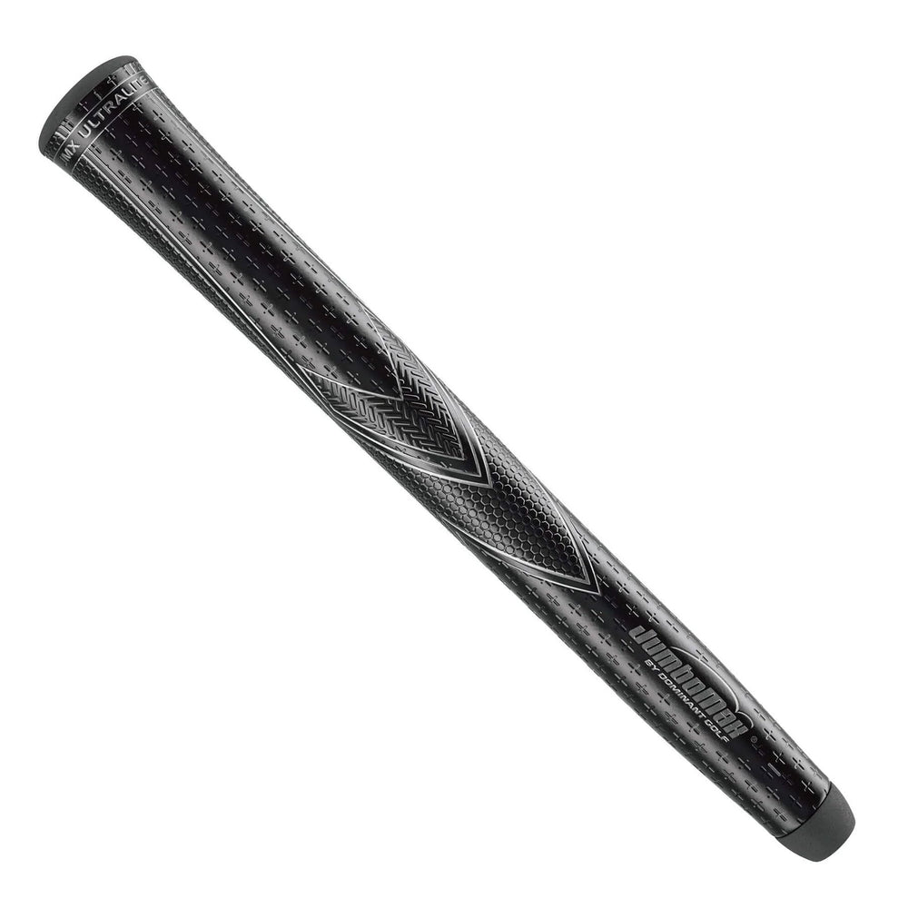 JumboMax Ultralite front view showing blackout finish and lightweight benefit