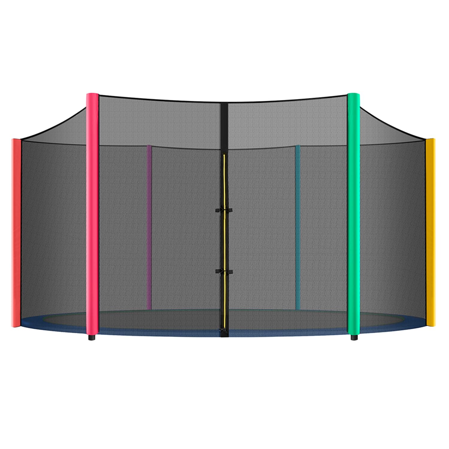 Jump Tastic front view of 15ft net showing full enclosure benefit