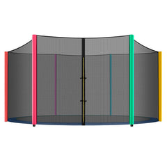 Jump Tastic front view of 15ft net showing full enclosure benefit