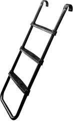 Jump Tastic Trampoline front view with ladder attached showing easy access