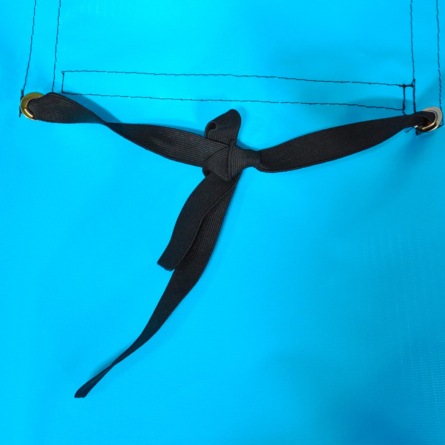 Jump Tastic Trampoline scale comparison with adult showing adjustable hoop heights