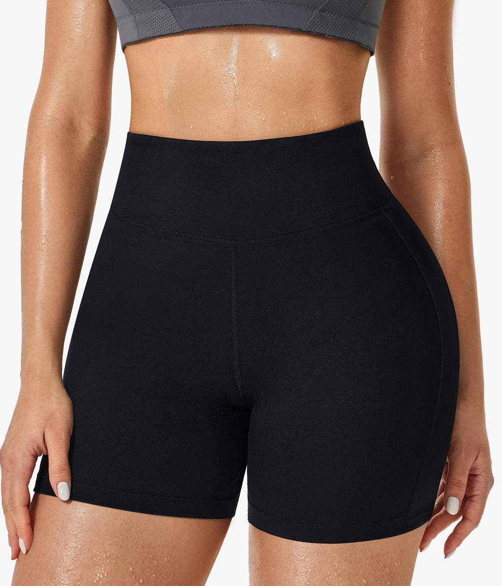 Junlan 4.5 inch inseam view with model for scale and chafe prevention