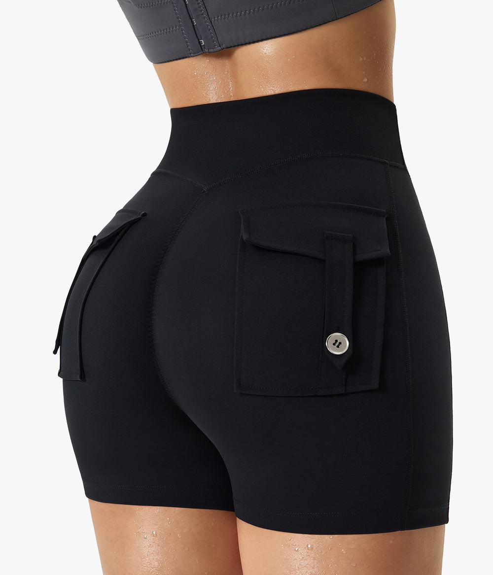 Junlan lifestyle shot of runner wearing shorts for hands-free outdoor training