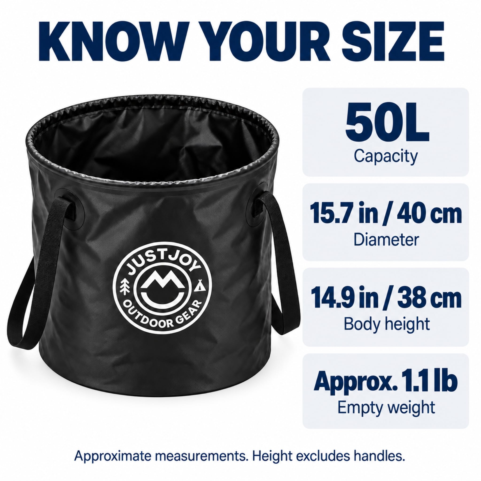 JUSTJOY filled with wetsuits and towels demonstrating large organized storage