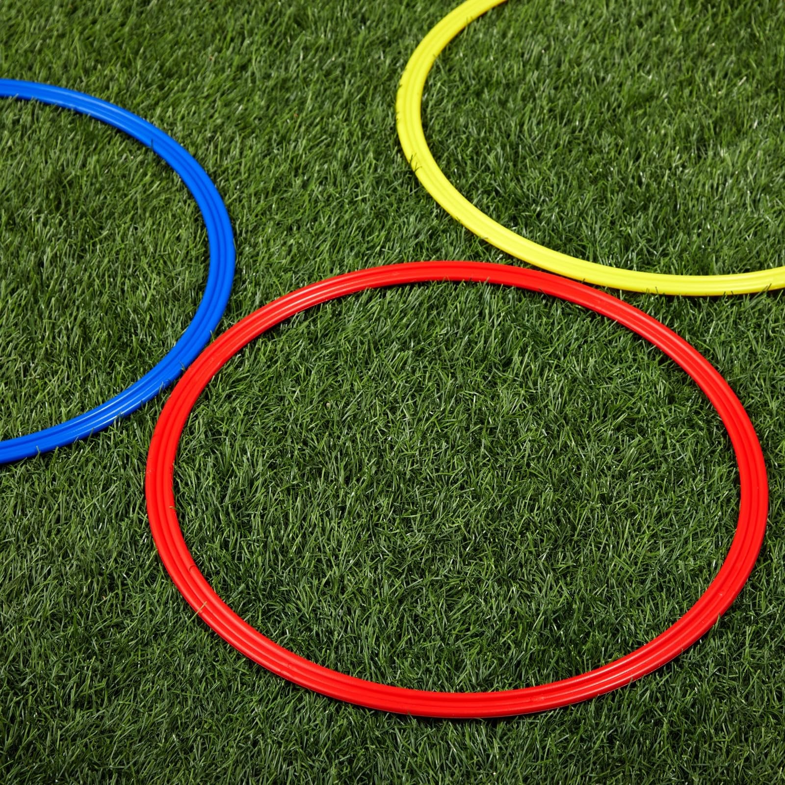 Juvale agility rings used in child activity for fun motor-skill development