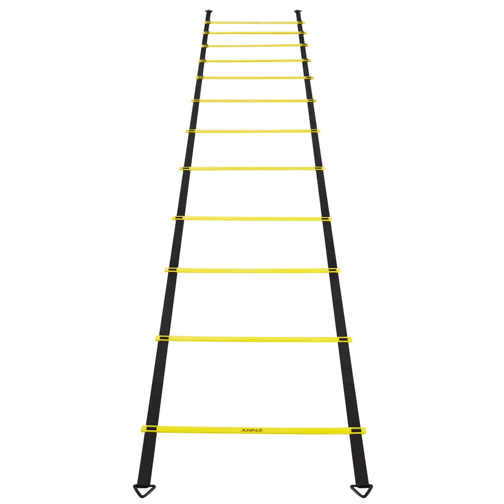 Juvale coaching session with athletes using ladder cones and parachute to build speed