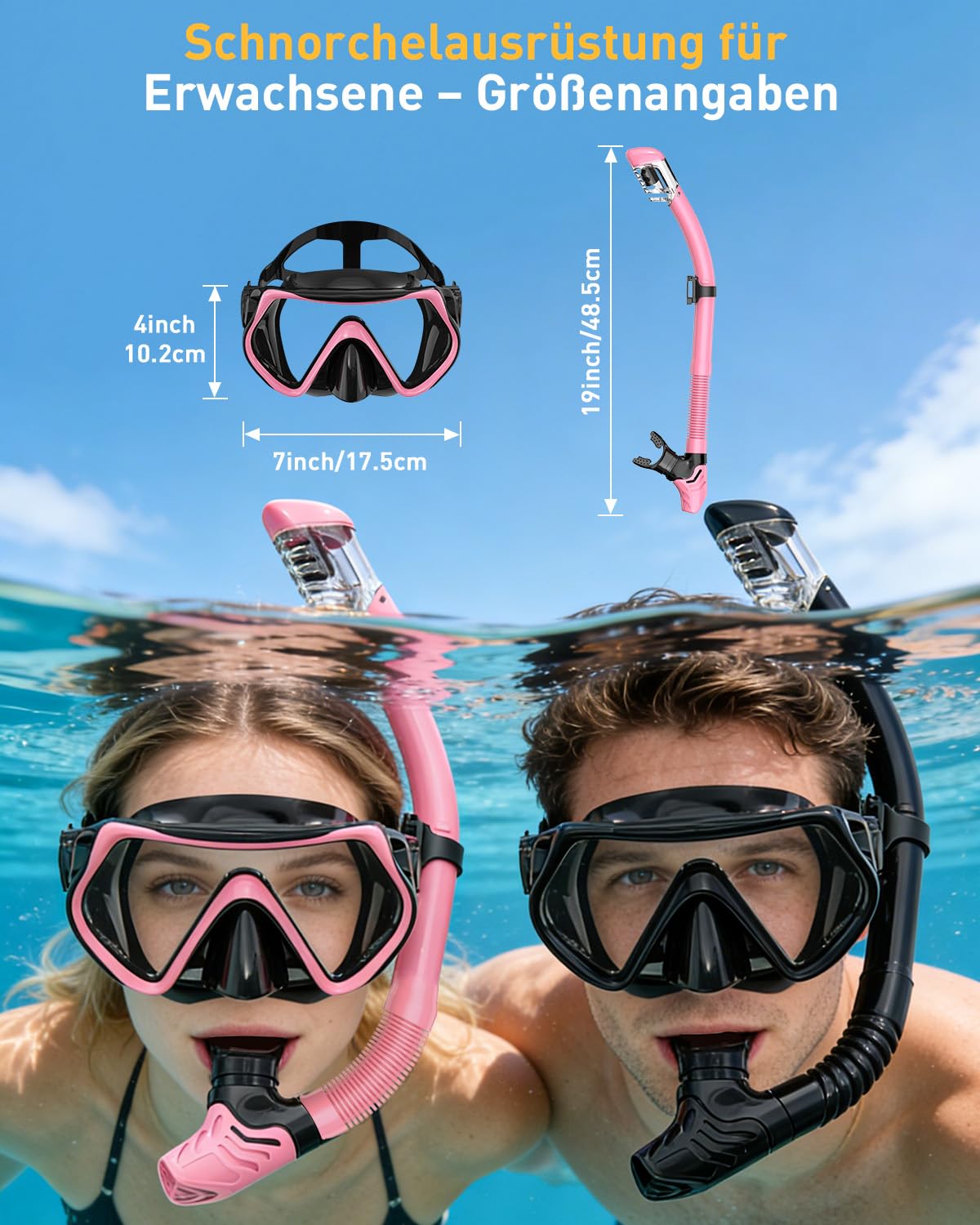 Jwintee snorkeling set packed inside a travel bag for easy portability