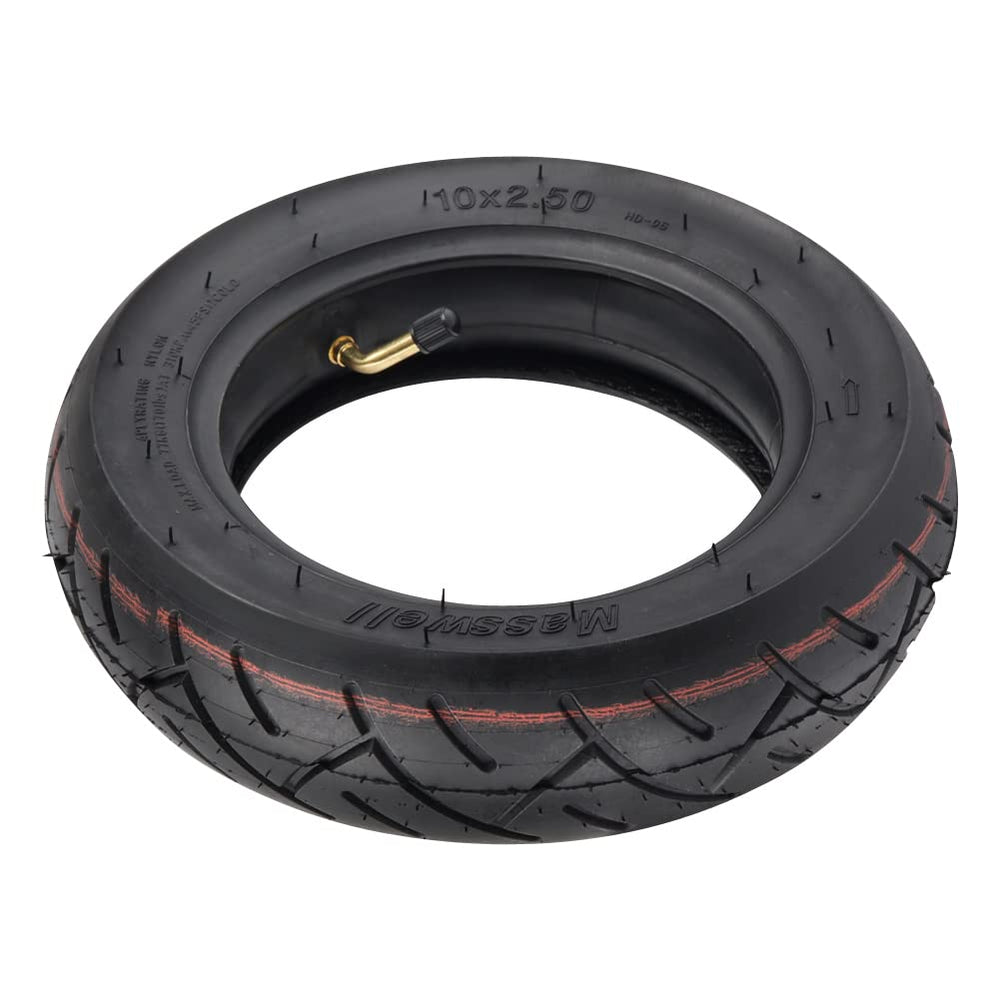 JXMOTO tire sidewall on 6" rim demonstrating correct fit and stability