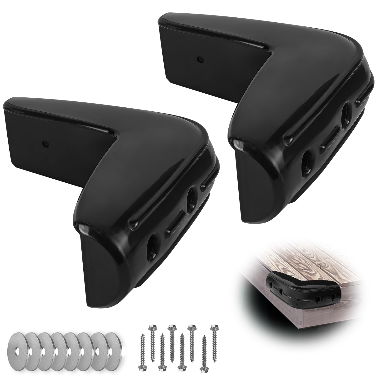 JYINCPED front view of corner bumper showing full protective face and immediate cushion benefits