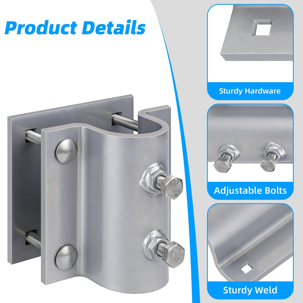 JYINCPED bracket with included carriage bolts ready to fasten for quick, reliable assembly