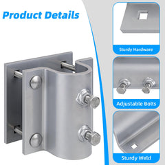 JYINCPED bracket with included carriage bolts ready to fasten for quick, reliable assembly