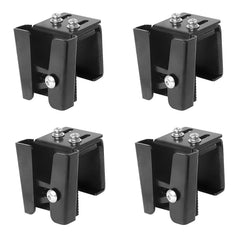 JYINCPED front view of 4-pack stainless fender clips showing contents and finish