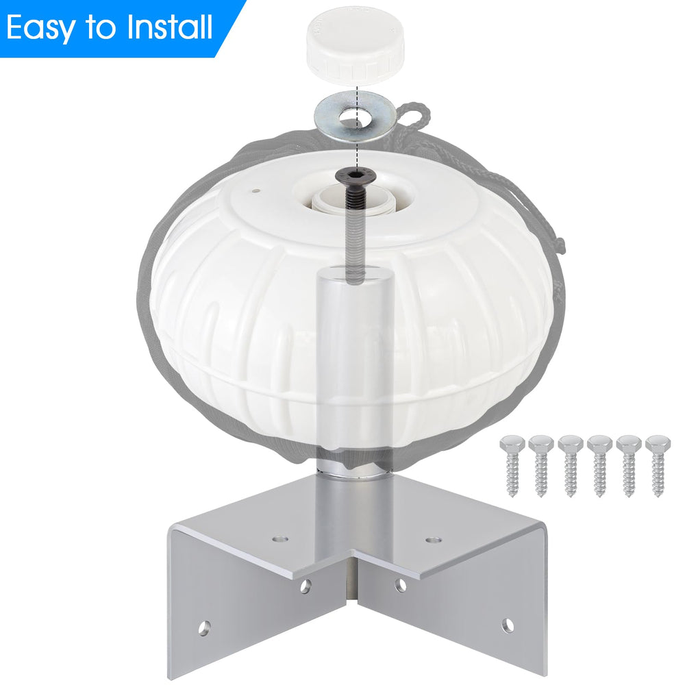 JYINCPED installed on dock corner guiding a boat and reducing hull contact benefit