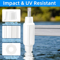 JYINCPED bumper slid over dock post protecting hardware