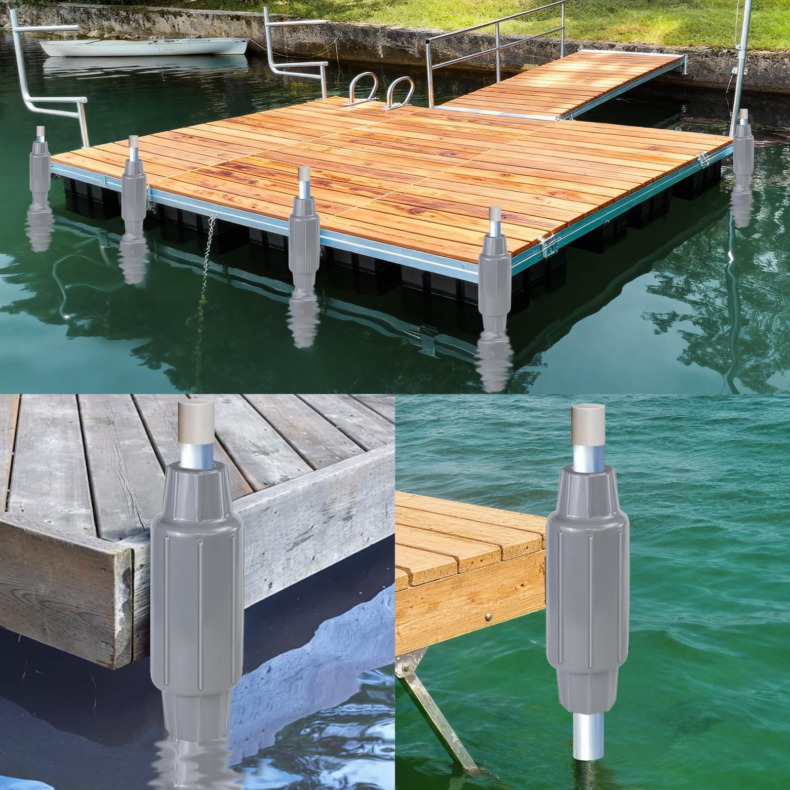JYINCPED lifestyle scene with boat near dock illustrating collision protection