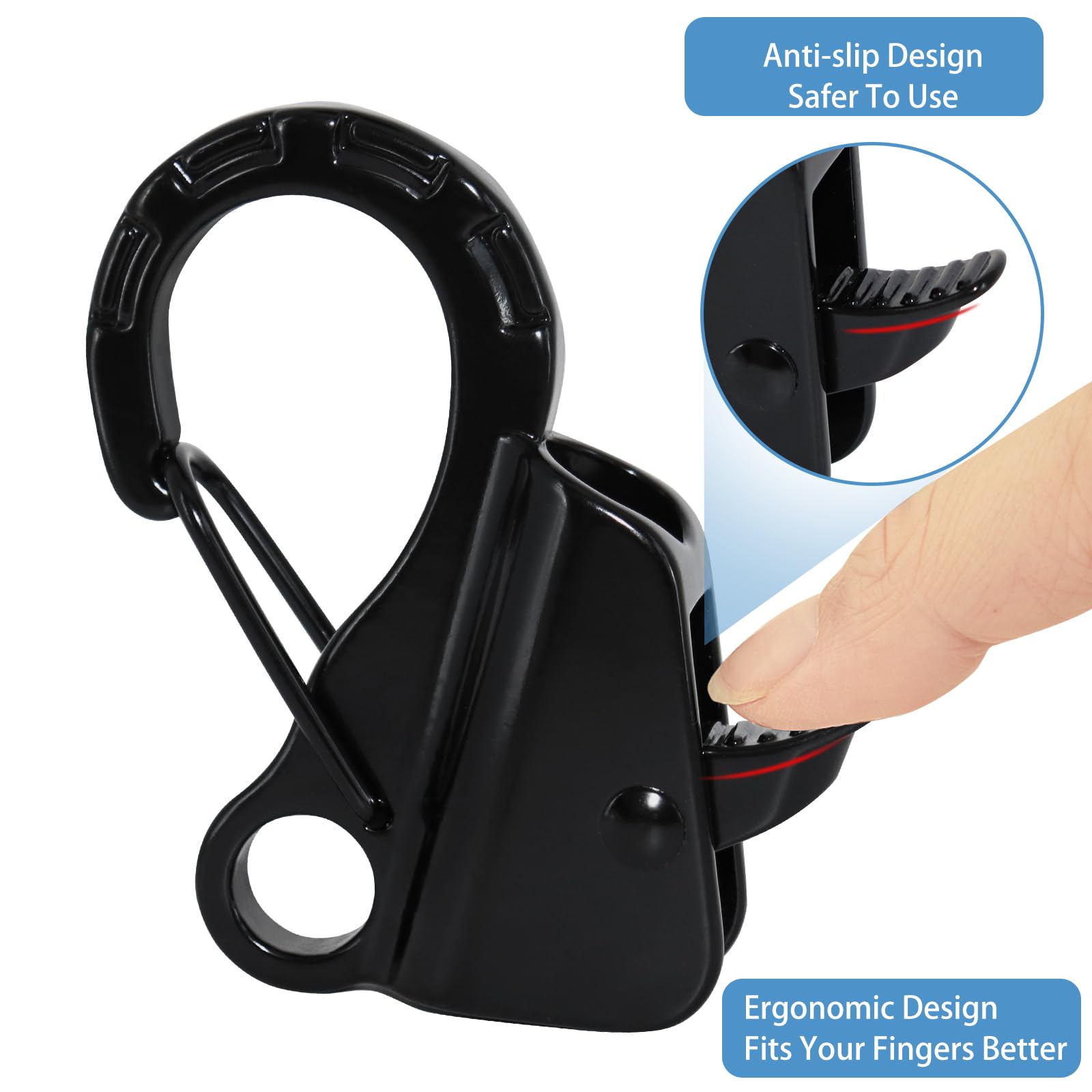 JYINCPED mounted on a dock cleat showing secure attachment and convenient access