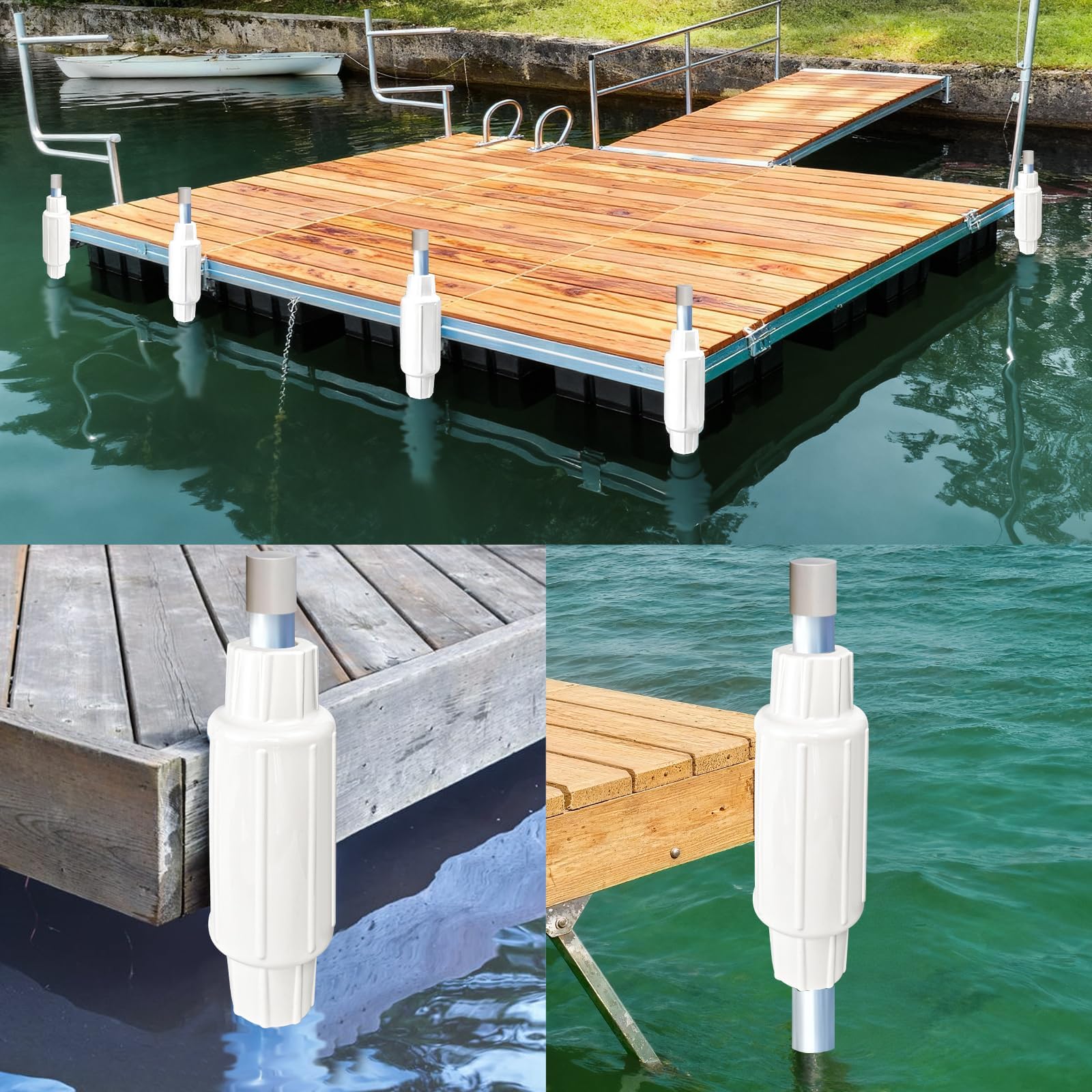 JYINCPED packaged bumpers pair ready to install on posts
