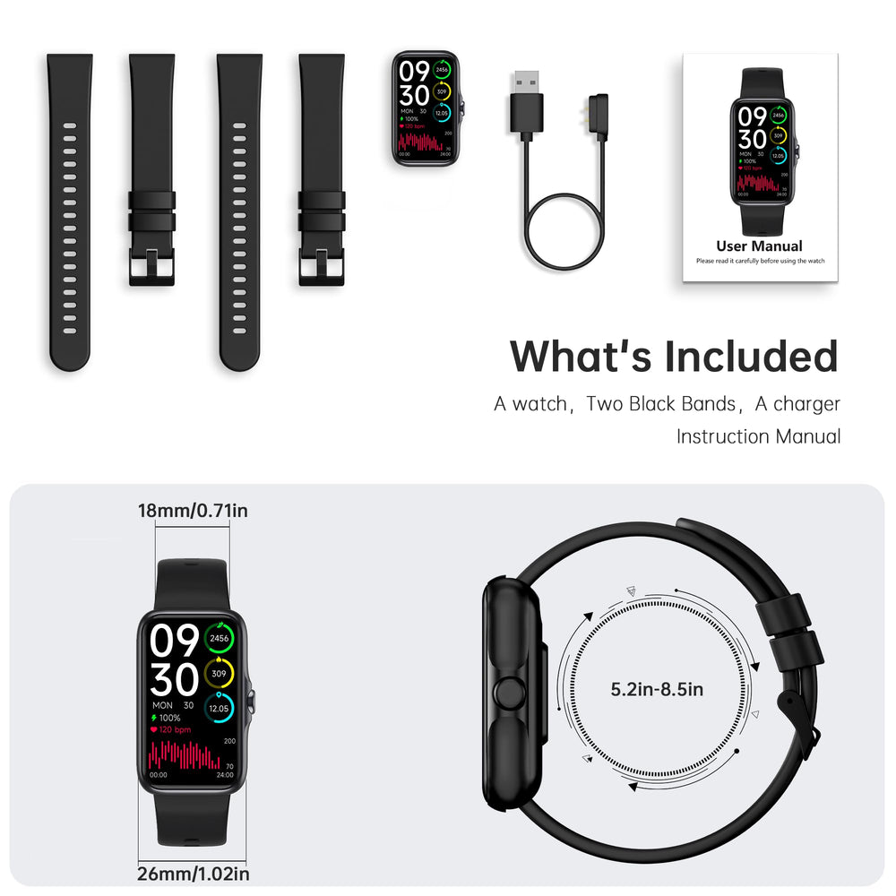 JYUAJOI packaging layout with charger and manual showing everything included