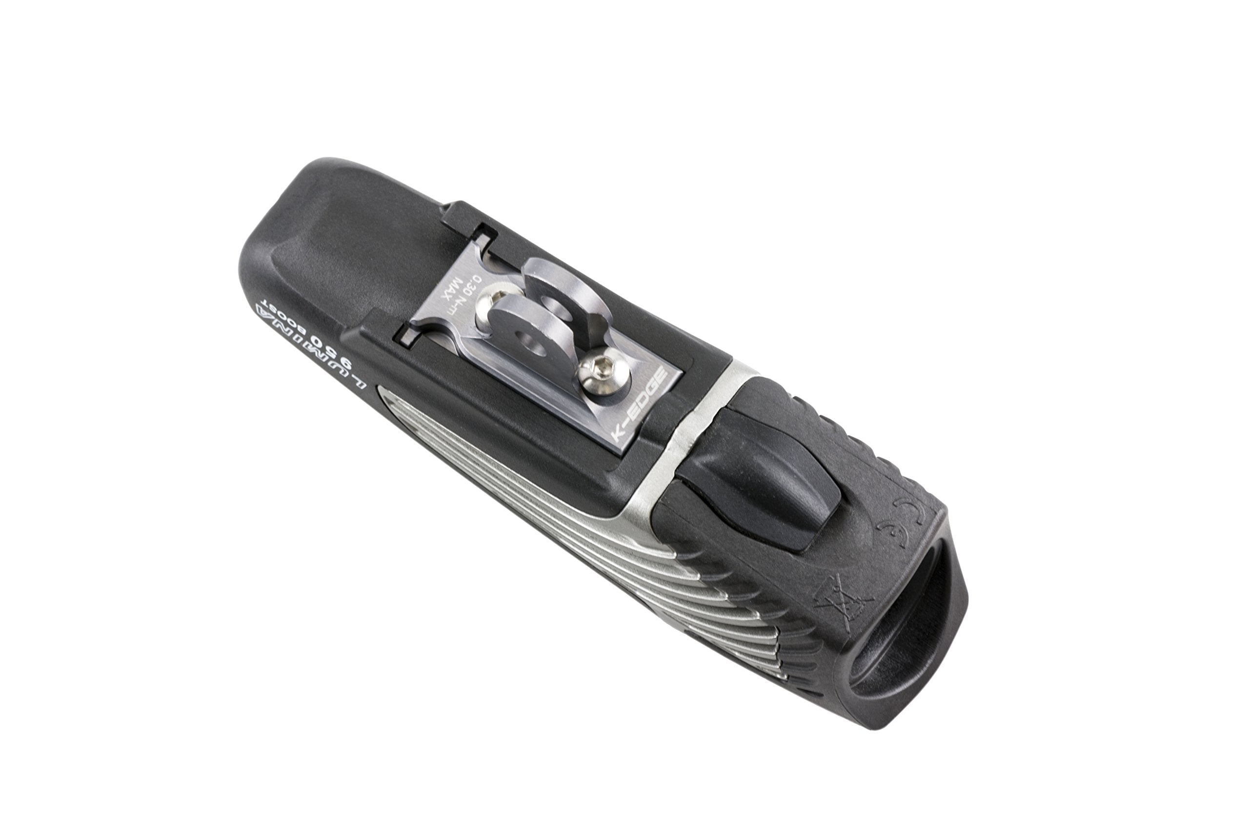 K-Edge adapter installed on K-Edge bar mount securing a NiteRider light for stable alignment