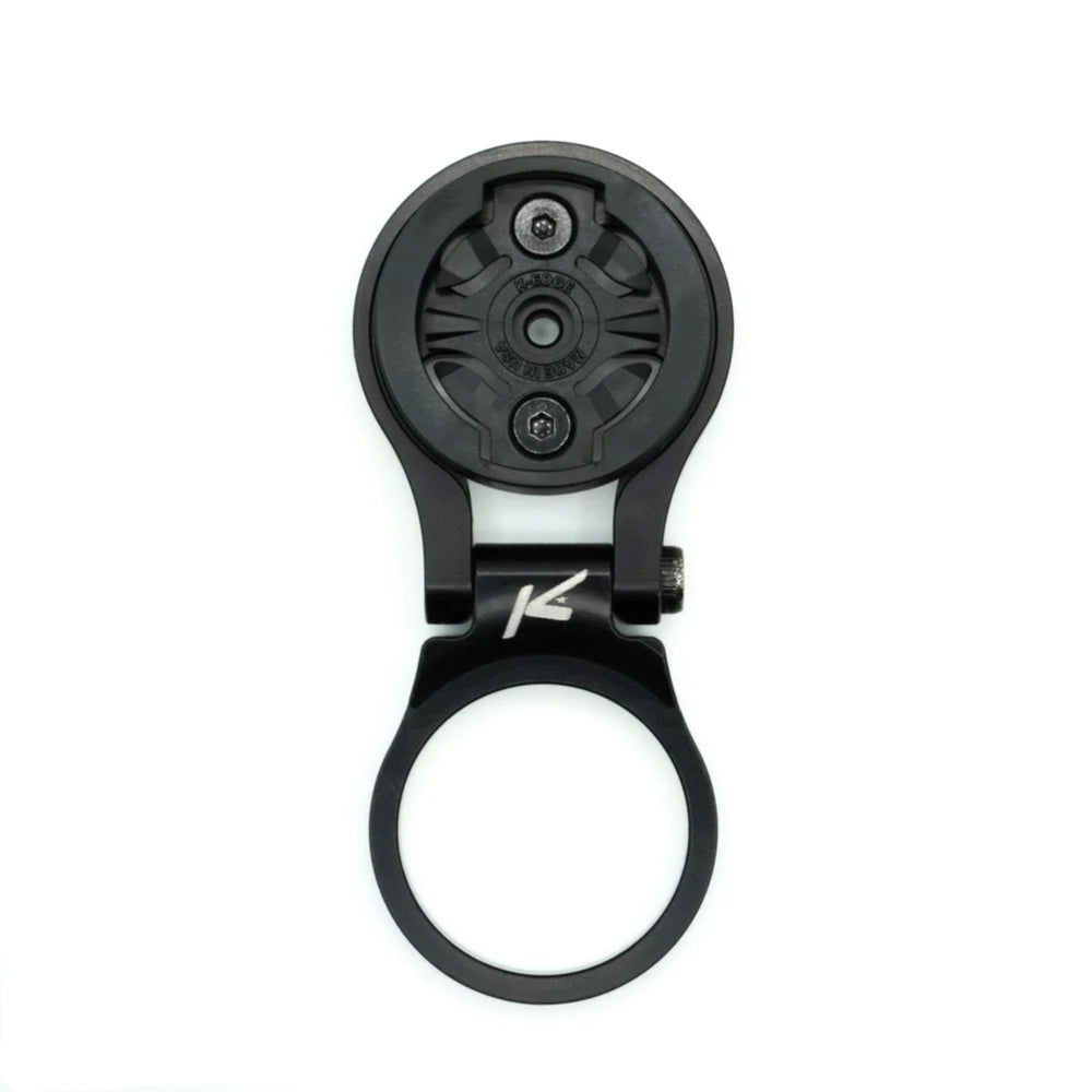 K-Edge front view of Garmin mount showing secure placement and clean cockpit