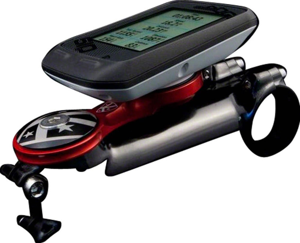 K-Edge mounted on bike stem demonstrating clean cockpit and visibility