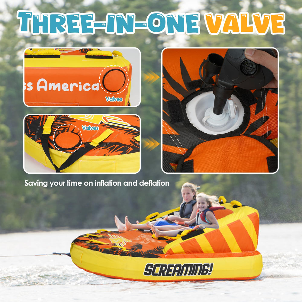 K-Musculo size comparison beside boat seat showing compact packed scale