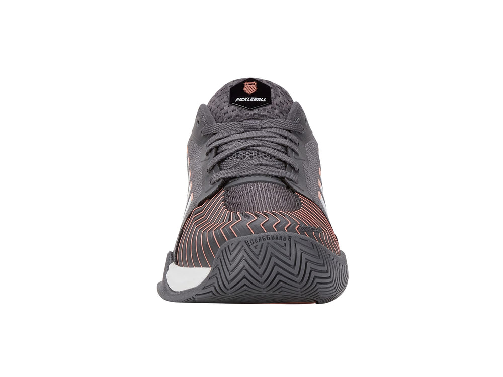 K-Swiss mid-foot close-up showing 180 PSC chassis for improved stability benefit