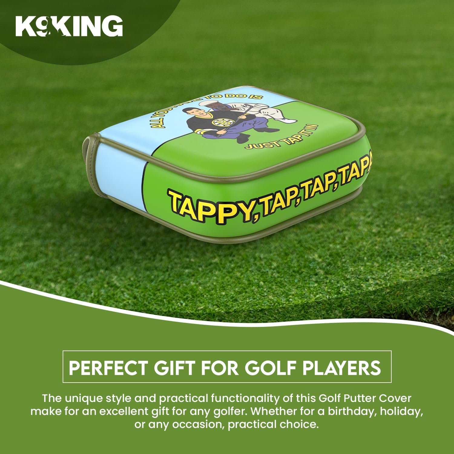 K9King lifestyle shot on green displaying playful design and visibility