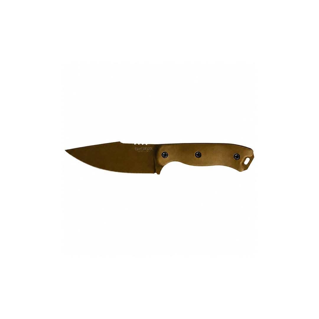 KA-BAR BK18 front profile showing FDE blade and reliable cutting geometry