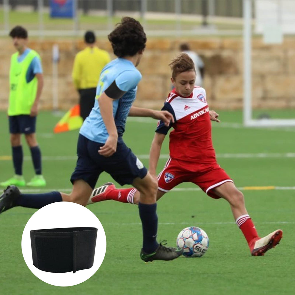 Kabcifea in sport use on soccer captain arm showing team identification benefit
