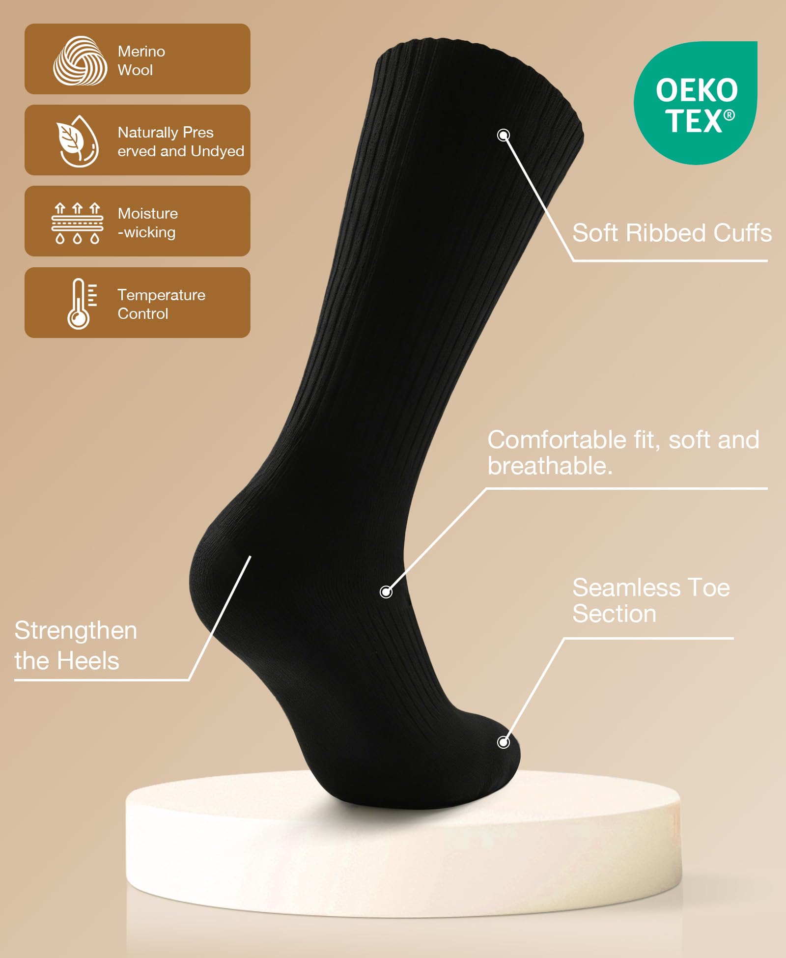 kaciixaa merino three-pack neatly folded showing travel-ready convenience benefit