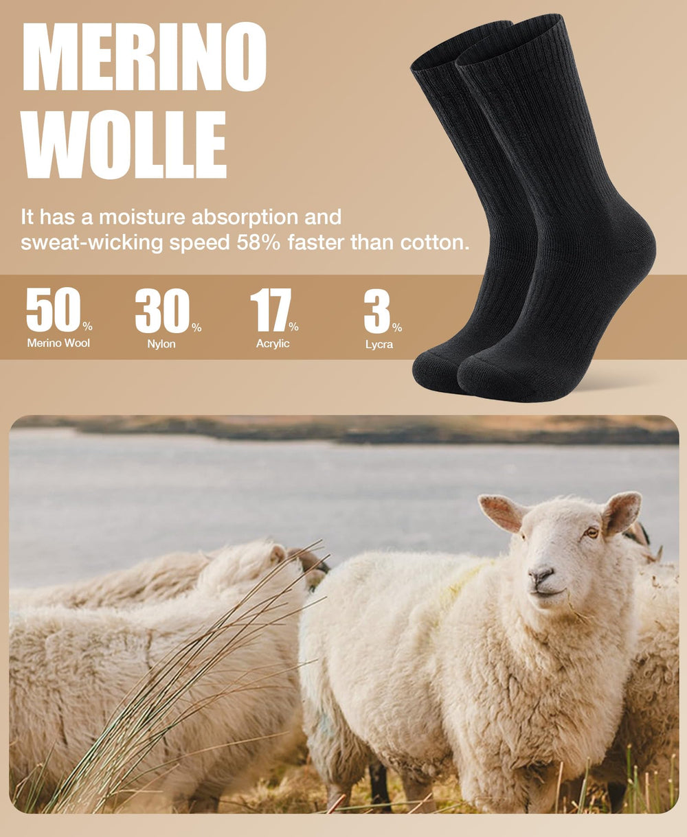 kaciixaa merino reinforced toe and heel for added durability benefit