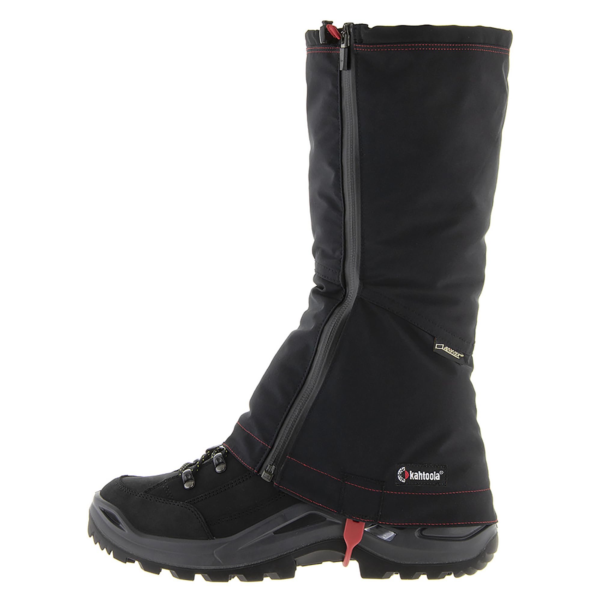 Kahtoola LEVAgaiter front view showing tall coverage and protective fit