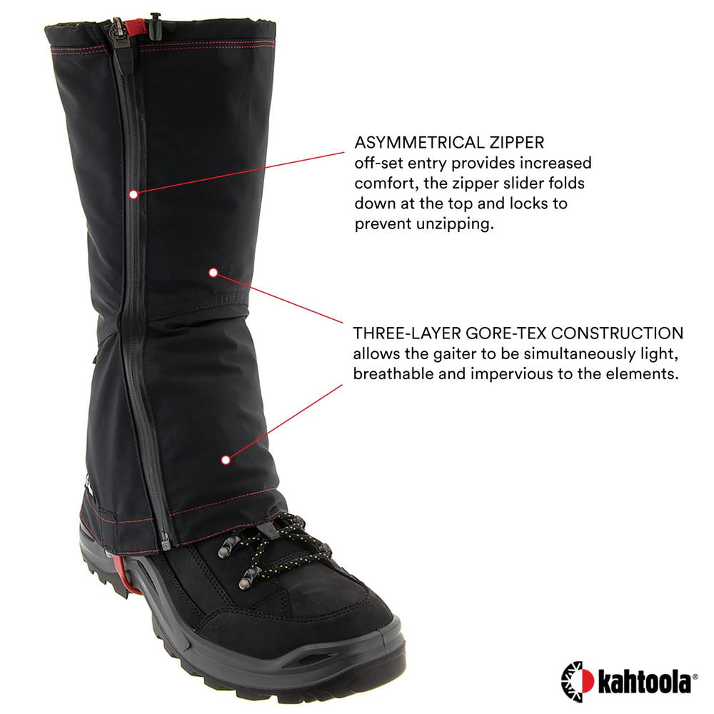 Kahtoola LEVAgaiter instep strap closeup showing DuraLink durability