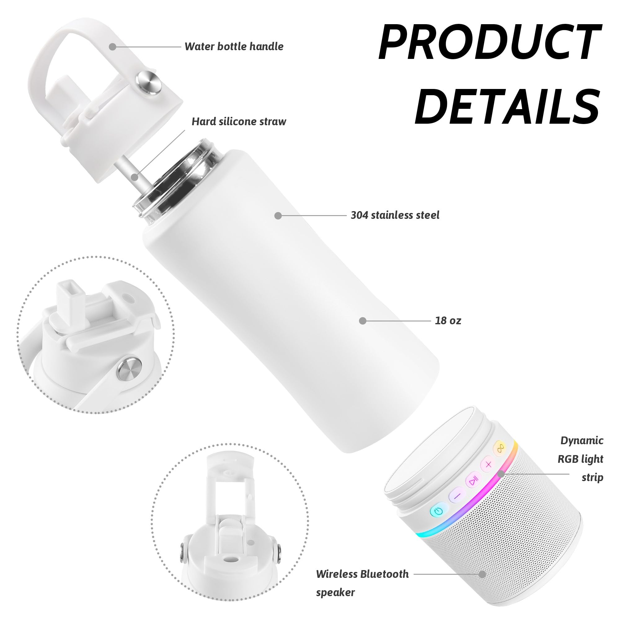 kakulo detached speaker detail highlighting compact Bluetooth audio