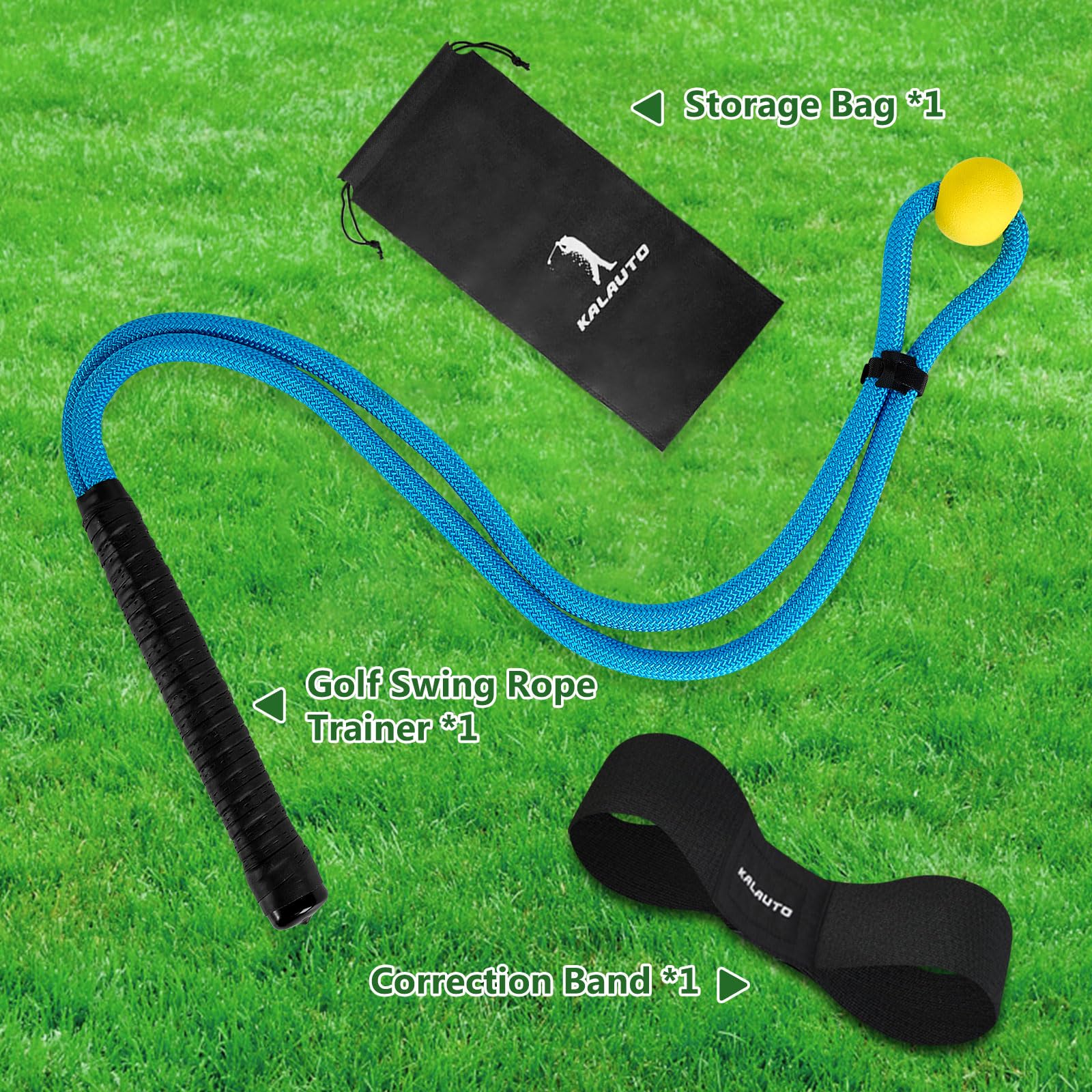 KALAUTO trainer in use at a driving range for quick warmups
