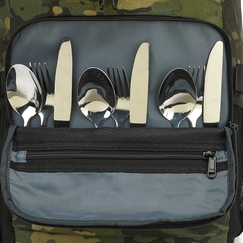 Kalesi at a beach picnic demonstrating portable cooling convenience
